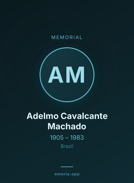 Memorial portrait of Adelmo Cavalcante Machado