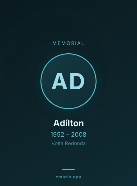 Memorial portrait of Adílton