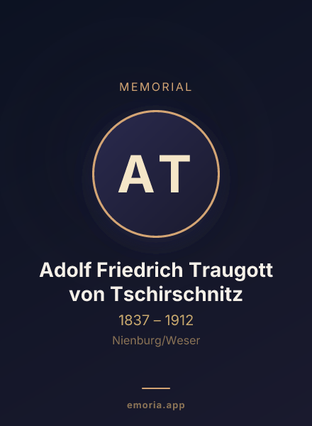 Memorial portrait of Adolf Friedrich Traugott von Tschirschnitz