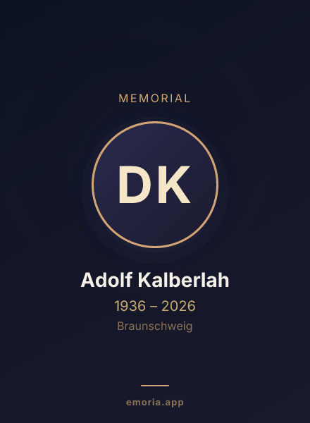 Memorial portrait of Dr. Adolf Kalberlah