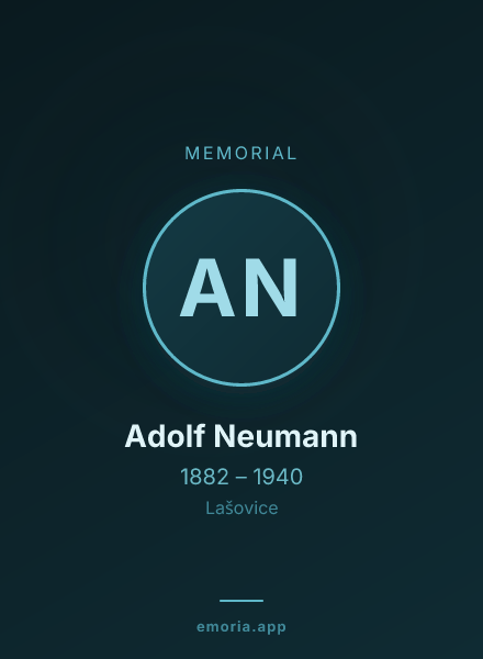Memorial portrait of Adolf Neumann