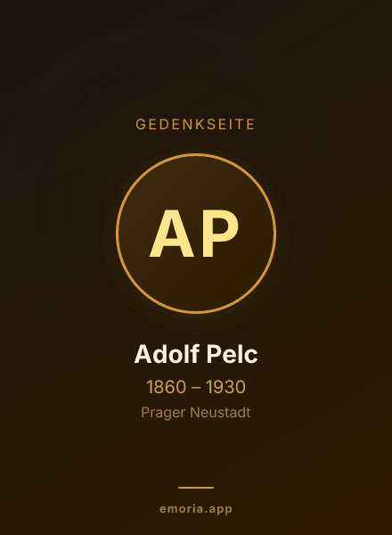 Gedenkportrait von Adolf Pelc