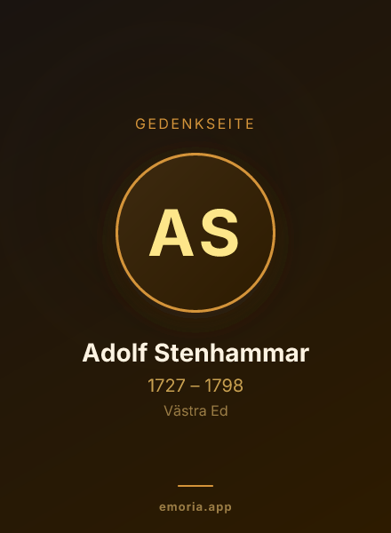 Gedenkportrait von Adolf Stenhammar