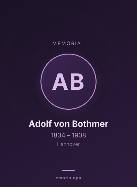 Memorial portrait of Adolf von Bothmer