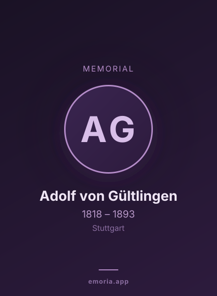 Memorial portrait of Adolf von Gültlingen