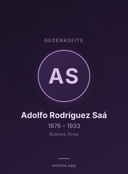Gedenkportrait von Adolfo Rodríguez Saá