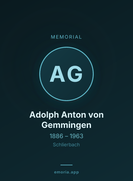 Memorial portrait of Adolph Anton von Gemmingen