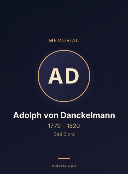 Memorial portrait of Adolph von Danckelmann