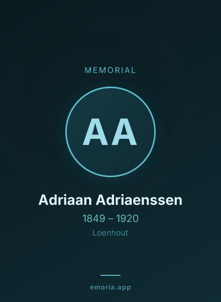 Memorial portrait of Adriaan Adriaenssen