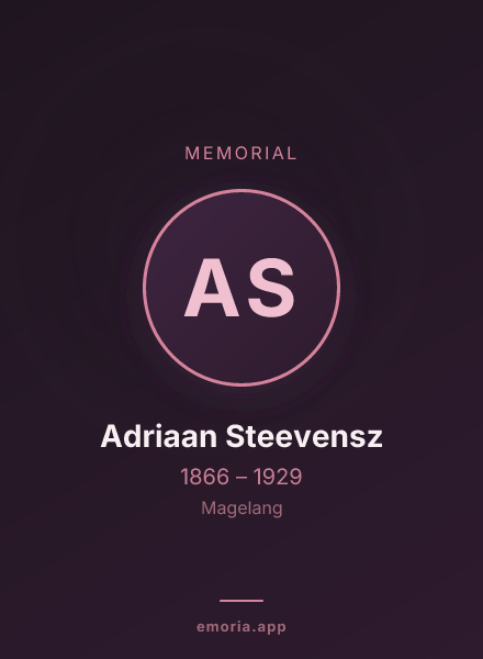Memorial portrait of Adriaan Steevensz