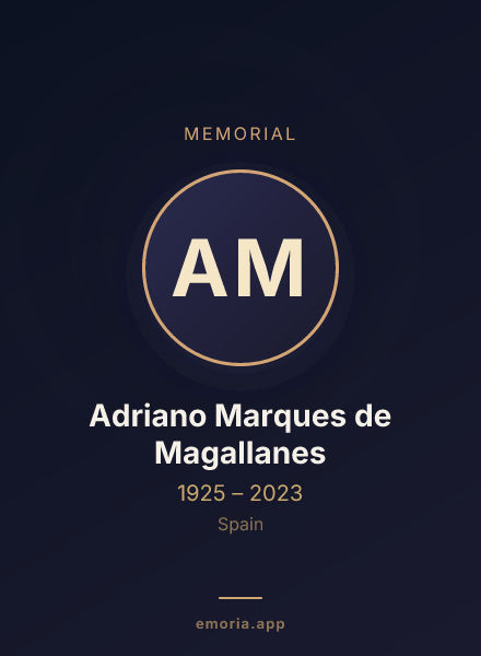 Memorial portrait of Adriano Marques de Magallanes