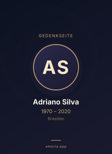 Gedenkportrait von Adriano Silva