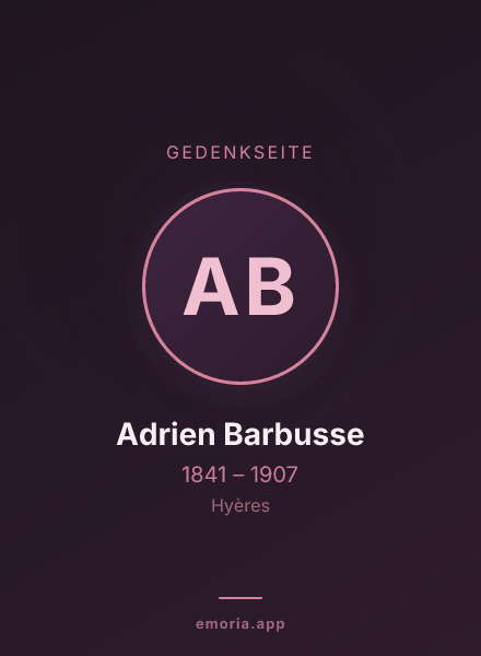 Gedenkportrait von Adrien Barbusse