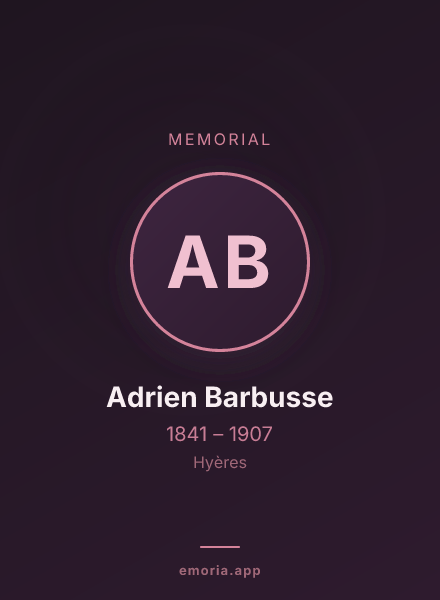 Memorial portrait of Adrien Barbusse