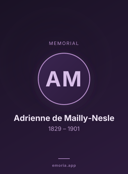 Memorial portrait of Adrienne de Mailly-Nesle