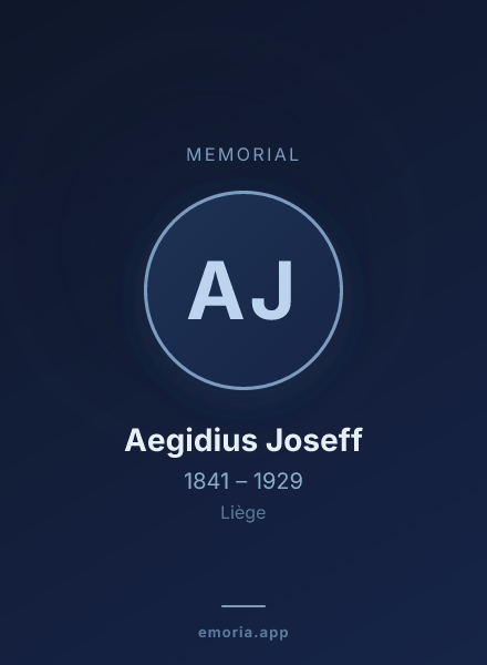 Memorial portrait of Aegidius Joseff