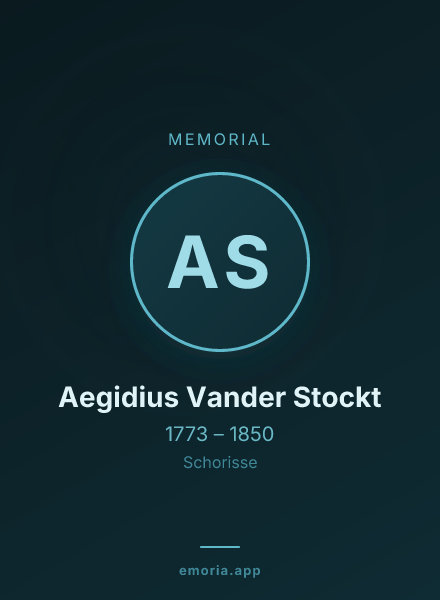 Memorial portrait of Aegidius Vander Stockt
