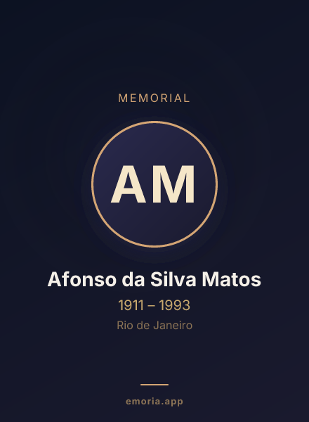 Memorial portrait of Afonso da Silva Matos