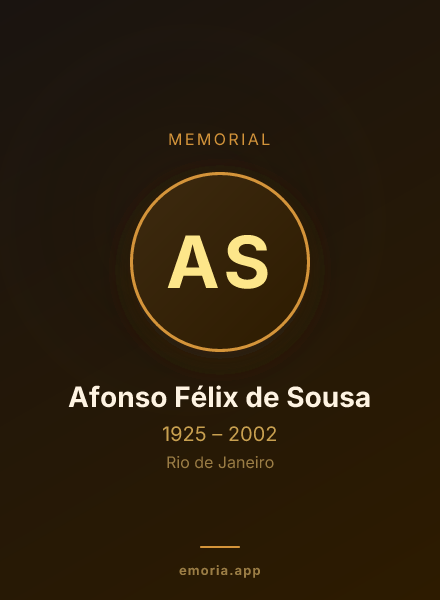 Memorial portrait of Afonso Félix de Sousa