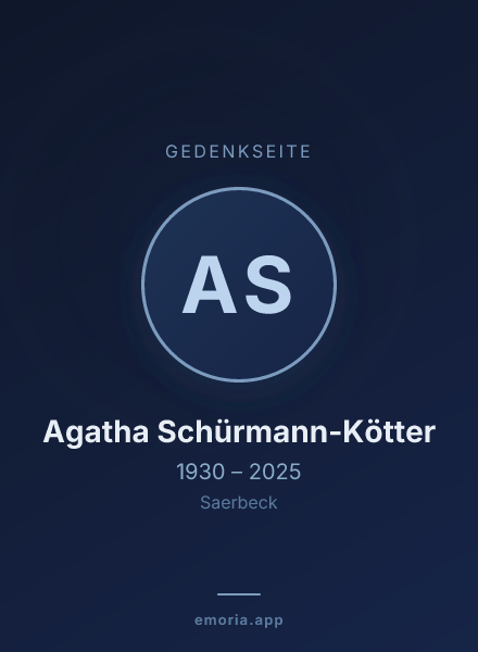 Gedenkportrait von Agatha Schürmann-Kötter