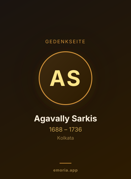 Gedenkportrait von Agavally Sarkis