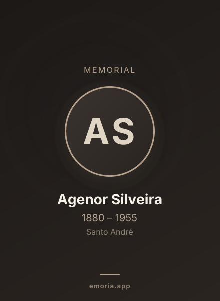 Memorial portrait of Agenor Silveira