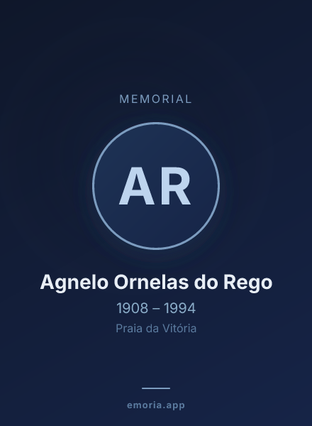 Memorial portrait of Agnelo Ornelas do Rego
