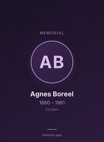 Memorial portrait of Agnes Boreel