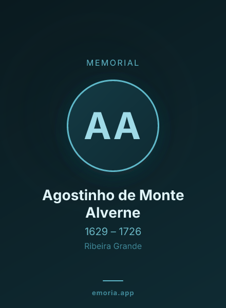 Memorial portrait of Agostinho de Monte Alverne