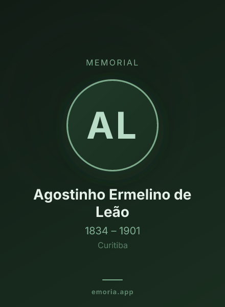Memorial portrait of Agostinho Ermelino de Leão