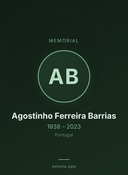 Memorial portrait of Agostinho Ferreira Barrias