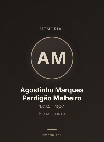 Memorial portrait of Agostinho Marques Perdigão Malheiro
