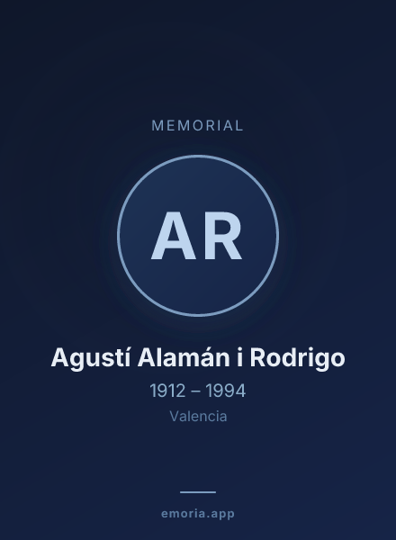 Memorial portrait of Agustí Alamán i Rodrigo