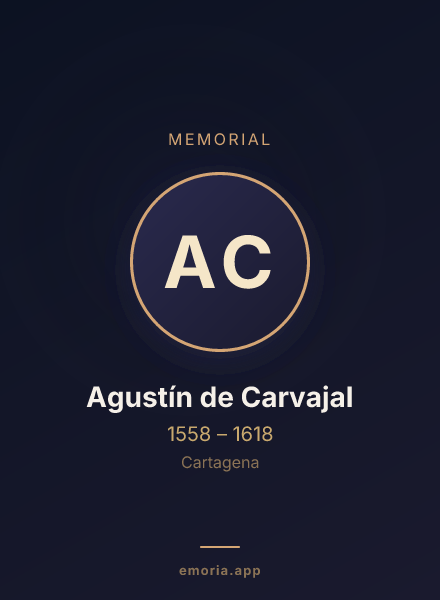 Memorial portrait of Agustín de Carvajal