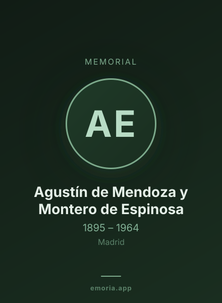 Memorial portrait of Agustín de Mendoza y Montero de Espinosa