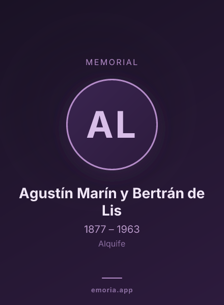 Memorial portrait of Agustín Marín y Bertrán de Lis