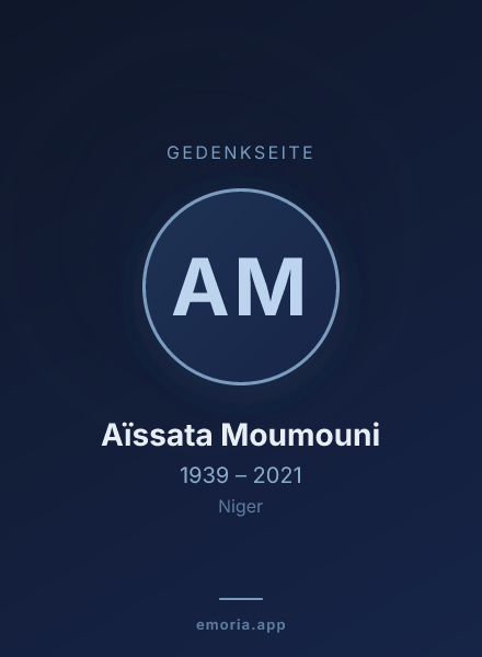 Gedenkportrait von Aïssata Moumouni