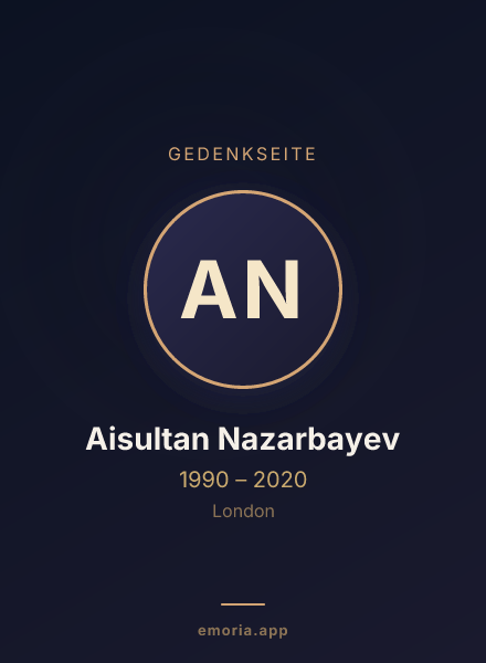 Gedenkportrait von Aisultan Nazarbayev