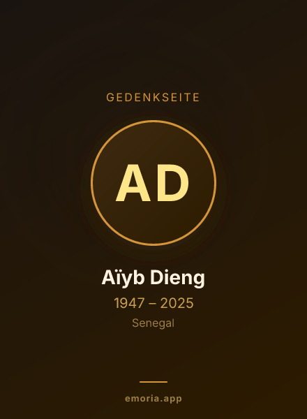 Gedenkportrait von Aïyb Dieng