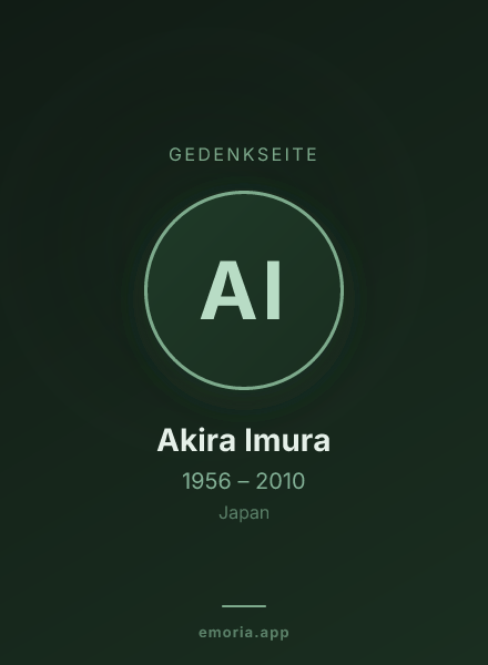 Gedenkportrait von Akira Imura