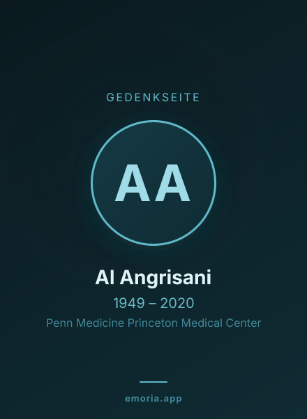 Gedenkportrait von Al Angrisani