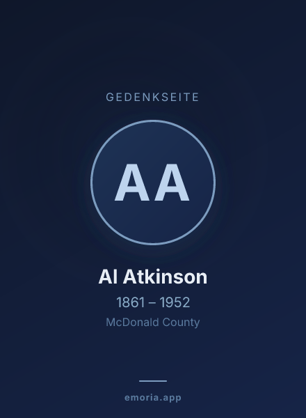 Gedenkportrait von Al Atkinson