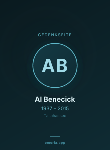Gedenkportrait von Al Benecick