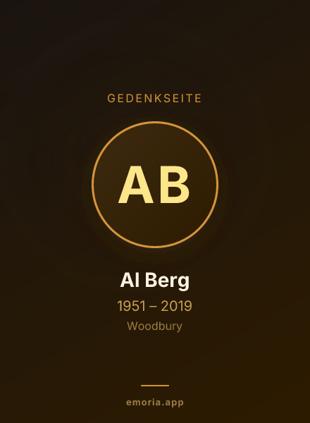 Gedenkportrait von Al Berg