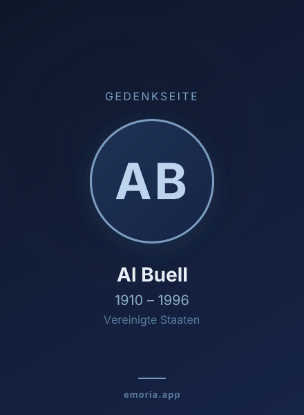 Gedenkportrait von Al Buell