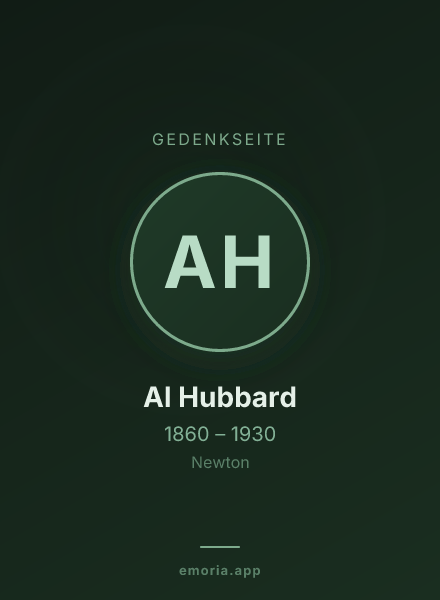 Gedenkportrait von Al Hubbard
