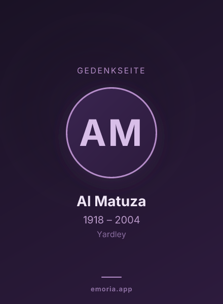 Gedenkportrait von Al Matuza