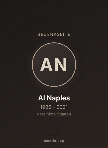 Gedenkportrait von Al Naples
