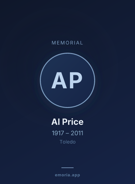 Memorial portrait of Al Price