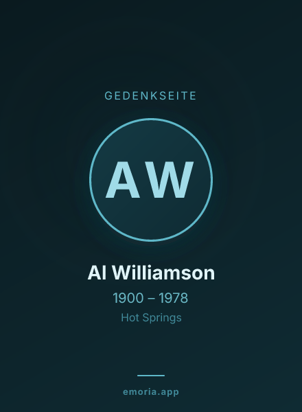 Gedenkportrait von Al Williamson